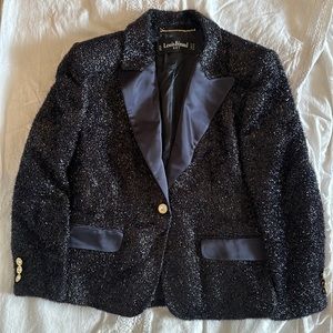 Louis Feraud blazer navy blue size 12. NWT.